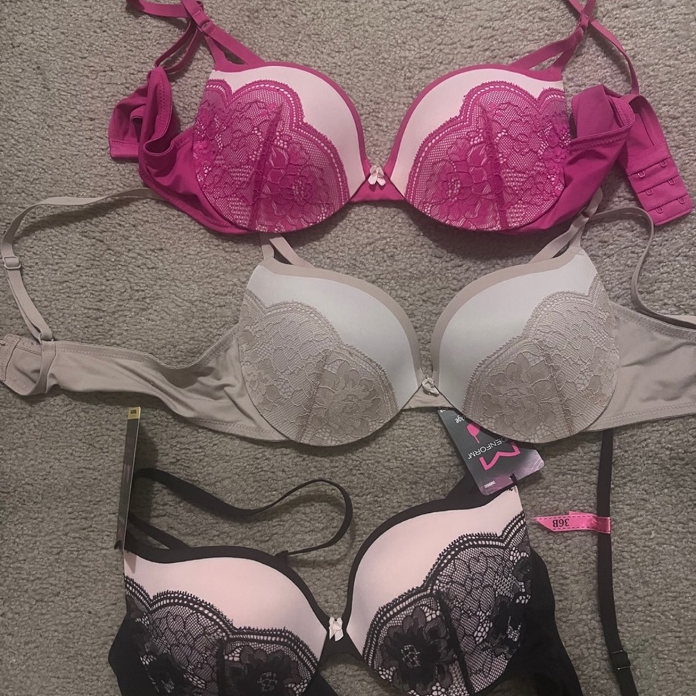 Maidenform Love the Lift Wonderbra 36 B 3 pc lot
